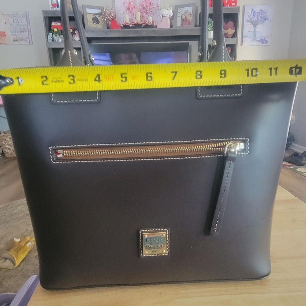 Dooney & Bourke Dark Brown Tote Bag - Picture 11 of 13
